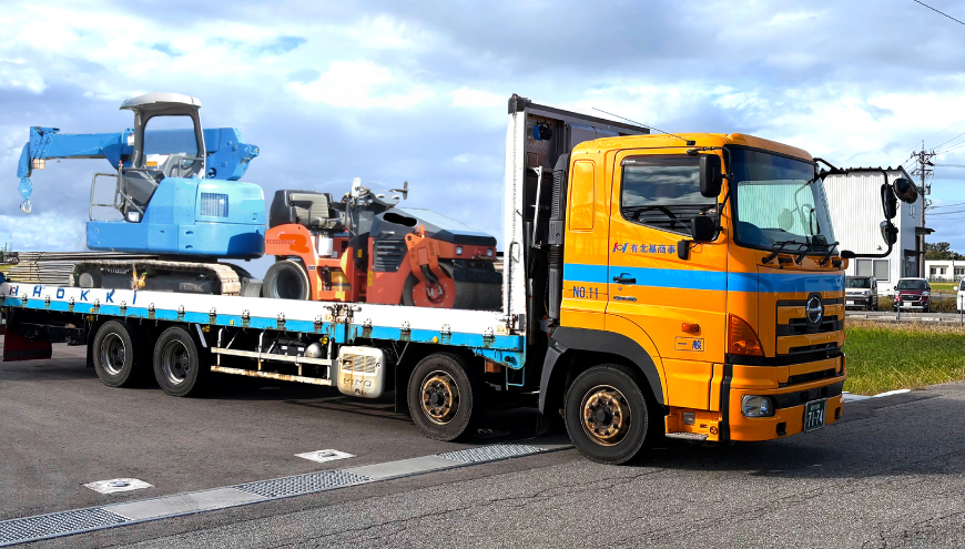 事業内容｜建設機械の運搬