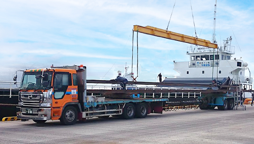 事業内容｜重量物・長尺物の運送